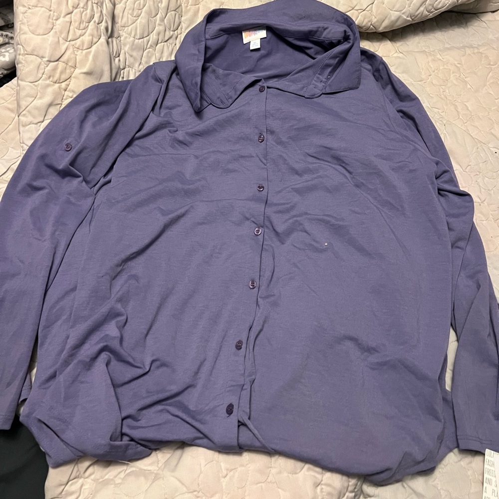 Lularoe button up shirt